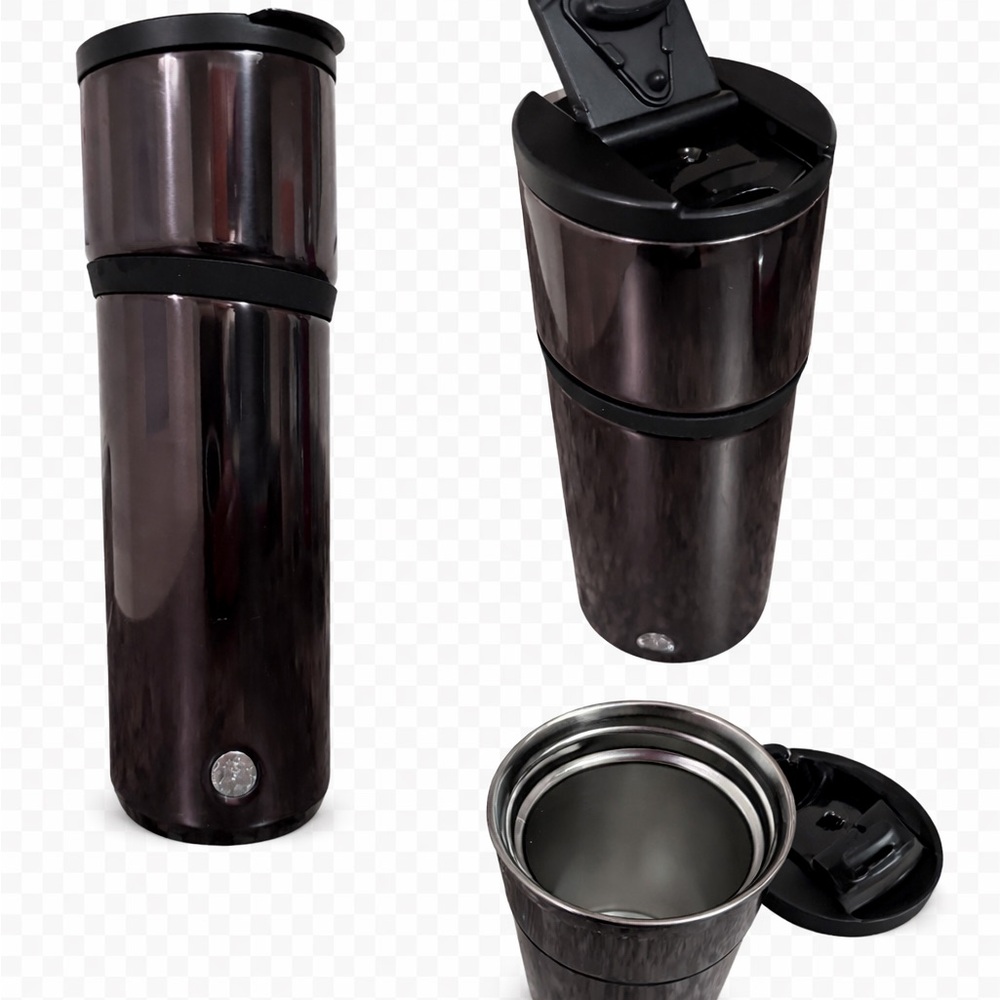 Sleek Black Starbucks Travel Mug